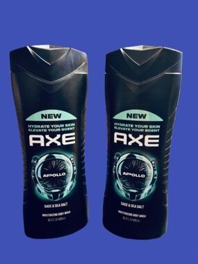 AXE Apollo Hydrating Body Wash for Men - Black/Teal